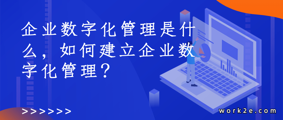企业数字化管理是什么，如何建立企业数字化管理？